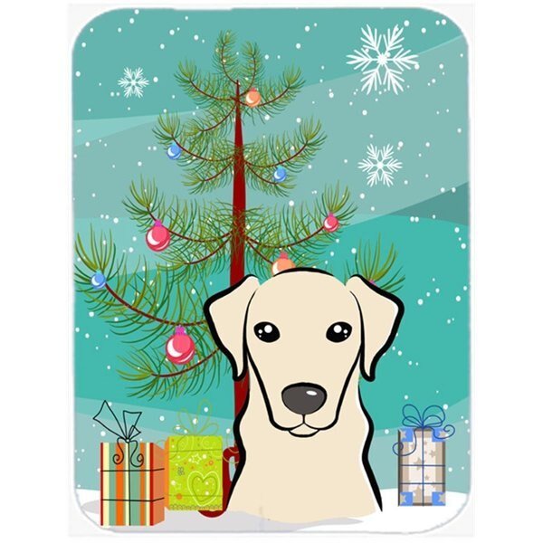 Christmas Tree And Yellow Labrador Mouse Pad; Hot Pad & Trivet, Skilledpower, Mfr#: SK754715